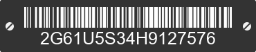2017 CADILLAC XTS 2G61U5S34H9127576 VIN decoded