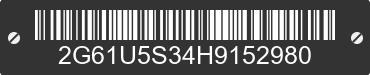 2017 CADILLAC XTS 2G61U5S34H9152980 VIN decoded