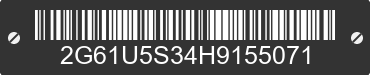 2017 CADILLAC XTS 2G61U5S34H9155071 VIN decoded