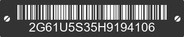 2017 CADILLAC XTS 2G61U5S35H9194106 VIN decoded