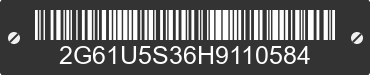 2017 CADILLAC XTS 2G61U5S36H9110584 VIN decoded