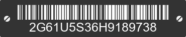 2017 CADILLAC XTS 2G61U5S36H9189738 VIN decoded
