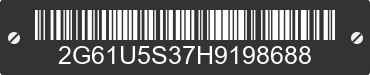 2017 CADILLAC XTS 2G61U5S37H9198688 VIN decoded
