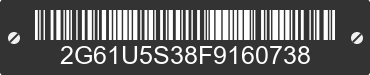 2015 CADILLAC XTS 2G61U5S38F9160738 VIN decoded