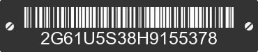 2017 CADILLAC XTS 2G61U5S38H9155378 VIN decoded