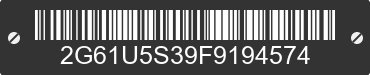 2015 CADILLAC XTS 2G61U5S39F9194574 VIN decoded