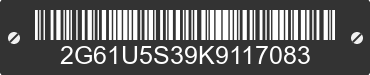 2019 CADILLAC XTS 2G61U5S39K9117083 VIN decoded