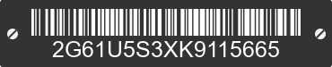 2019 CADILLAC XTS 2G61U5S3XK9115665 VIN decoded