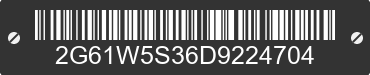 2013 CADILLAC XTS 2G61W5S36D9224704 VIN decoded