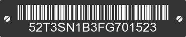 2015 CAM SUPERLINE Cam Superline 52T3SN1B3FG701523 VIN decoded