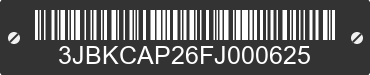 2015 CAN-AM Commander 3JBKCAP26FJ000625 VIN decoded