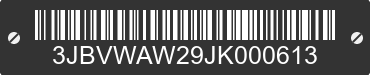 2018 CAN-AM Maverick X3 3JBVWAW29JK000613 VIN decoded