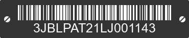 2020 CAN-AM Outlander 3JBLPAT21LJ001143 VIN decoded