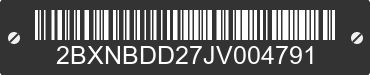 2018 CAN-AM Spyder 2BXNBDD27JV004791 VIN decoded