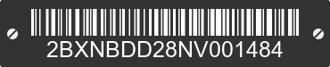 2022 CAN-AM Spyder 2BXNBDD28NV001484 VIN decoded