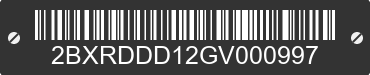 2016 CAN-AM Spyder 2BXRDDD12GV000997 VIN decoded