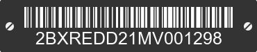2021 CAN-AM Spyder 2BXREDD21MV001298 VIN decoded