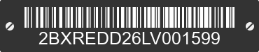 2020 CAN-AM Spyder 2BXREDD26LV001599 VIN decoded