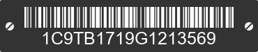 2016 CASITA ENTERPRISES, INC. Casita Enterprises, Inc. 1C9TB1719G1213569 VIN decoded