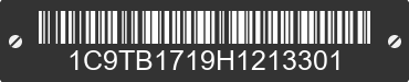 2017 CASITA ENTERPRISES, INC. Casita Enterprises, Inc. 1C9TB1719H1213301 VIN decoded