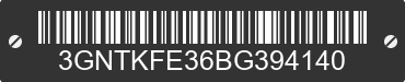 2011 CHEVROLET Avalanche 3GNTKFE36BG394140 VIN decoded