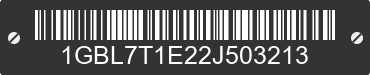 2002 CHEVROLET B7 1GBL7T1E22J503213 VIN decoded