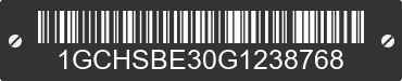 2016 CHEVROLET Colorado 1GCHSBE30G1238768 VIN decoded