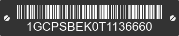 2026 CHEVROLET Colorado 1GCPSBEK0T1136660 VIN decoded