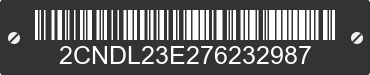 2007 CHEVROLET Equinox 2CNDL23E276232987 VIN decoded