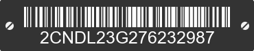 2007 CHEVROLET Equinox 2CNDL23G276232987 VIN decoded