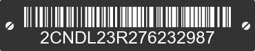 2007 CHEVROLET Equinox 2CNDL23R276232987 VIN decoded