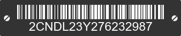 2007 CHEVROLET Equinox 2CNDL23Y276232987 VIN decoded