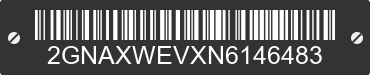 2022 CHEVROLET Equinox 2GNAXWEVXN6146483 VIN decoded