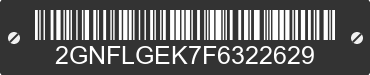 2015 CHEVROLET Equinox 2GNFLGEK7F6322629 VIN decoded