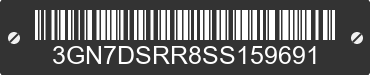 2025 CHEVROLET Equinox 3GN7DSRR8SS159691 VIN decoded