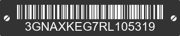 2024 CHEVROLET Equinox 3GNAXKEG7RL105319 VIN decoded