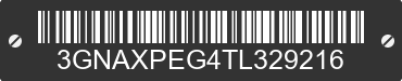 2026 CHEVROLET Equinox 3GNAXPEG4TL329216 VIN decoded