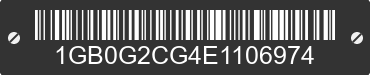 2014 CHEVROLET Express 1GB0G2CG4E1106974 VIN decoded