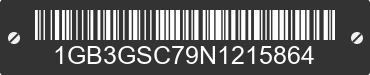 2022 CHEVROLET Express 1GB3GSC79N1215864 VIN decoded