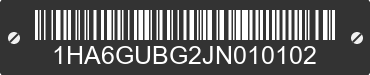 2018 CHEVROLET Express 1HA6GUBG2JN010102 VIN decoded