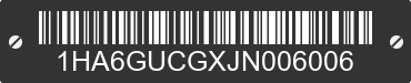 2018 CHEVROLET Express 1HA6GUCGXJN006006 VIN decoded