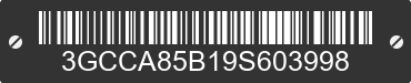2009 CHEVROLET HHR 3GCCA85B19S603998 VIN decoded