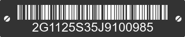 2018 CHEVROLET Impala 2G1125S35J9100985 VIN decoded