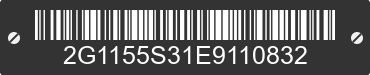 2014 CHEVROLET Impala 2G1155S31E9110832 VIN decoded