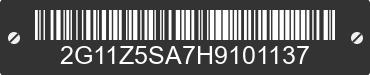 2017 CHEVROLET Impala 2G11Z5SA7H9101137 VIN decoded