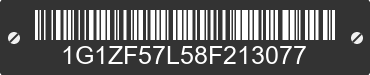 2008 CHEVROLET Malibu 1G1ZF57L58F213077 VIN decoded