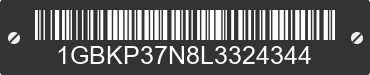 1990 CHEVROLET P - Series 1GBKP37N8L3324344 VIN decoded