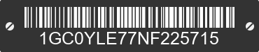 2022 CHEVROLET Silverado HD 1GC0YLE77NF225715 VIN decoded