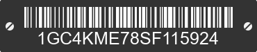 2025 CHEVROLET Silverado HD 1GC4KME78SF115924 VIN decoded