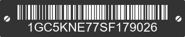 2025 CHEVROLET Silverado HD 1GC5KNE77SF179026 VIN decoded